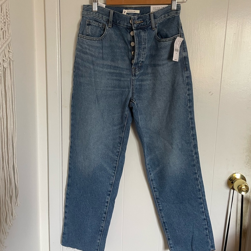 Pacsun High Rise Straight Jeans